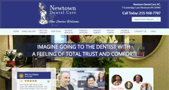 Desktop Screenshot of newtowndentalcare.com